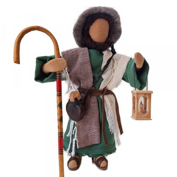 Hut handgefilzt - Filzhut zur 30 cm Erzählfigur